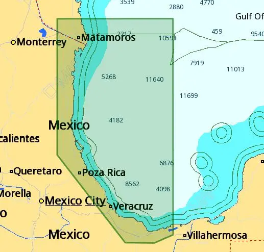 C-Map M-Na-D946 4D Local Browwnsville - Coatzacoalcos 1