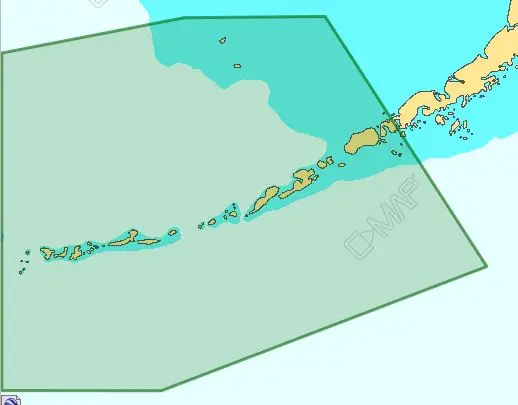 C-Map M-Na-D962 4D Local Unimak Pass - Attu Island 1