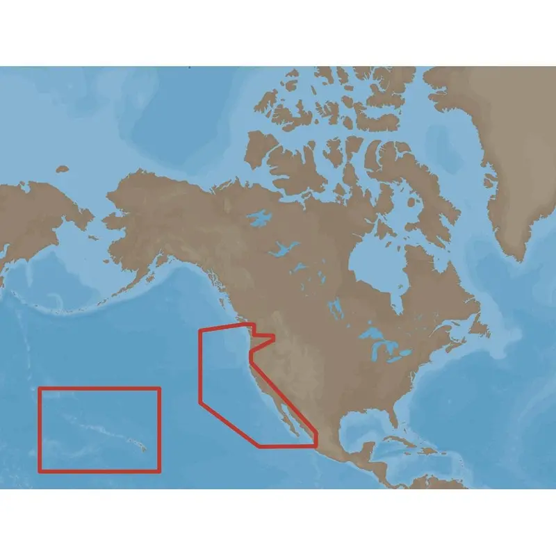 C-Map Na-M024 Max Wide Microsd West Coast And Hawaii 1