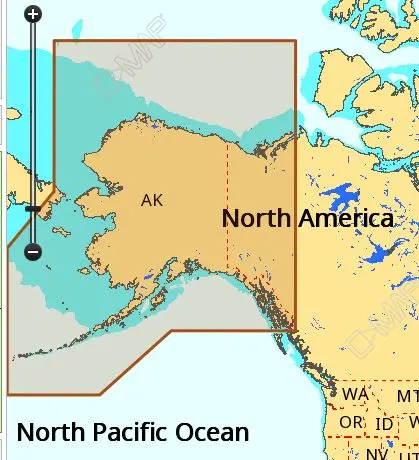 C-Map Na-M028 Max Wide Microsd Alaska 1