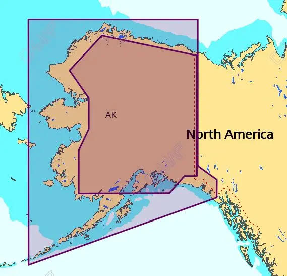 C-Map Na-M029 Max Lakes Microsd Alaska Lakes 1