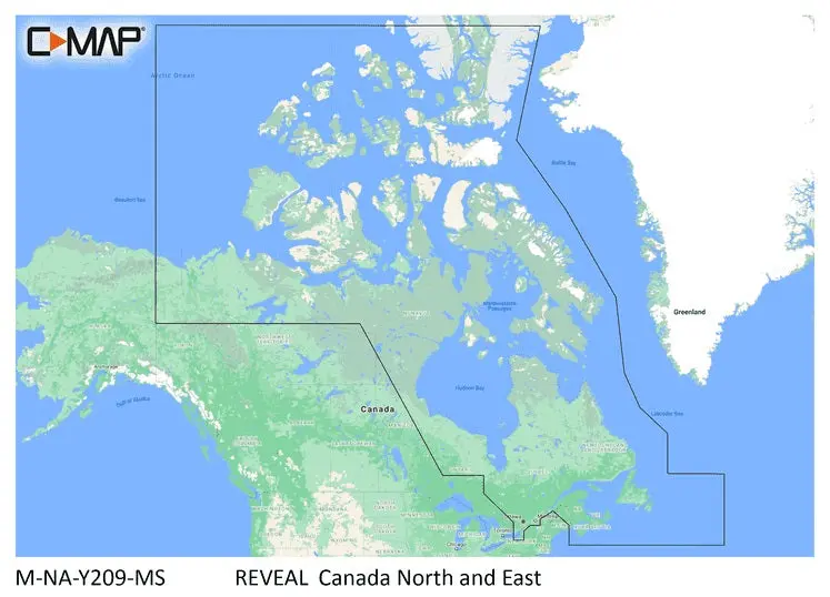 C-Map Reveal Coastal Canada North And East 1