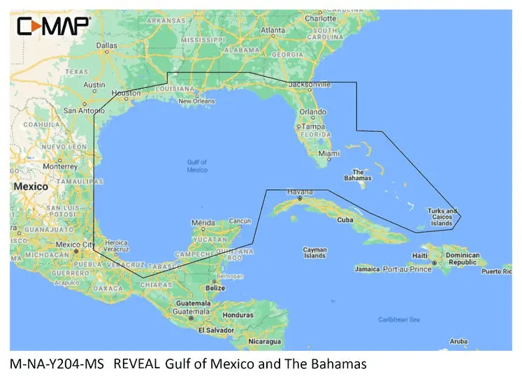 C-Map Reveal Coastal Gulf Of Mexico And Bahamas 1