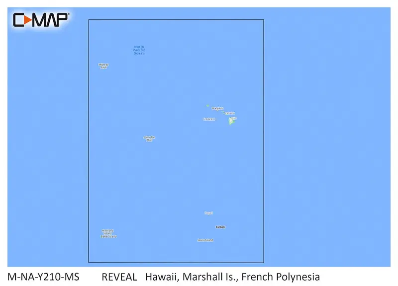 C-Map Reveal Coastal Hawaii, Marshall Islands And French Polynesia 1