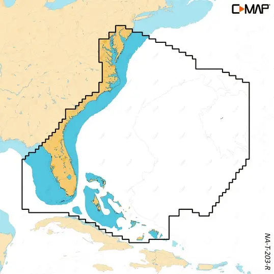 C-Map Reveal X Coastal Chesapeake Bay To The Bahamas Microsd 1