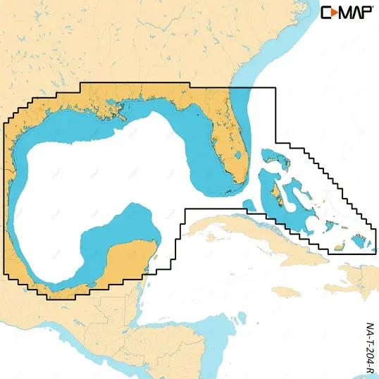 C-Map Reveal X Coastal Gulf Of Mexico And Bahamas Microsd 1