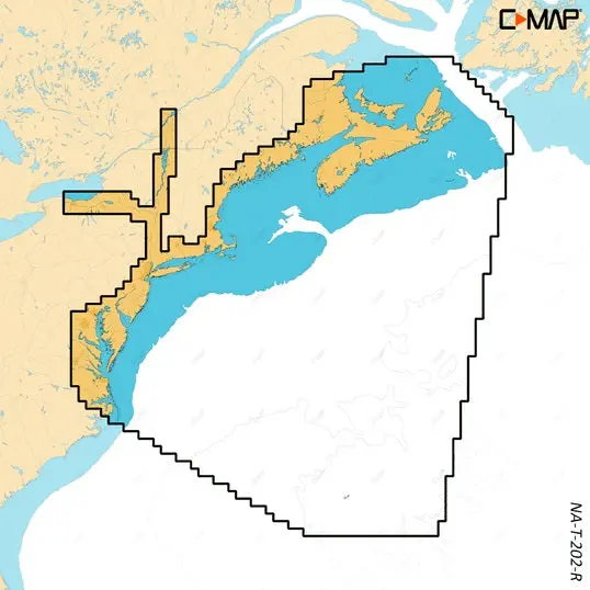C-Map Reveal X Coastal Nova Scotia To Chesapeake Bay Microsd 1