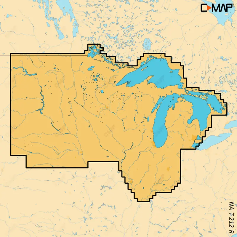 C-Map Reveal X - U.S. Lakes North Central [M-Na-T-212-R-Ms] 1