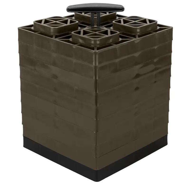 Camco Fasten Leveling Blocks W/T-Handle - 2X2 - Brown *10-Pack [44521] 1