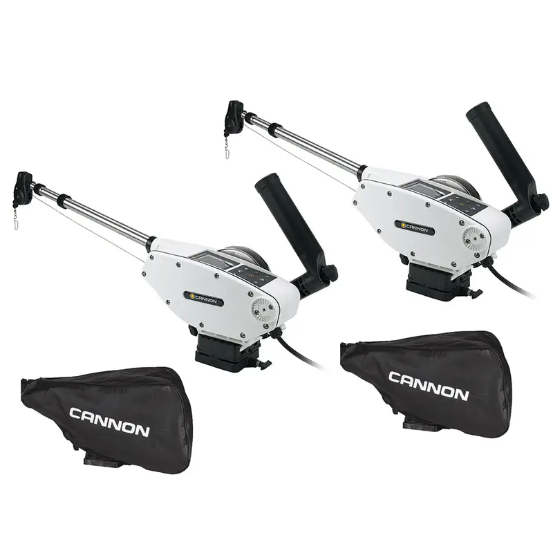 Cannon Optimum 10 Tournament Series (Ts) Bt Electric Downrigger 2-Pack W/Black Covers [1902340X2/Covers] 1
