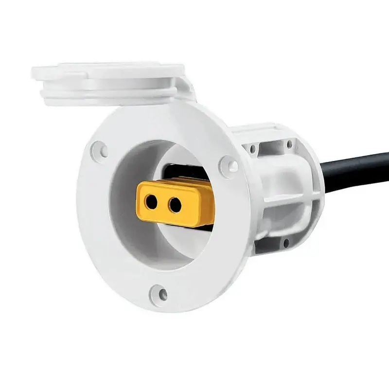 Cannon White Flush Mount Power Port 1
