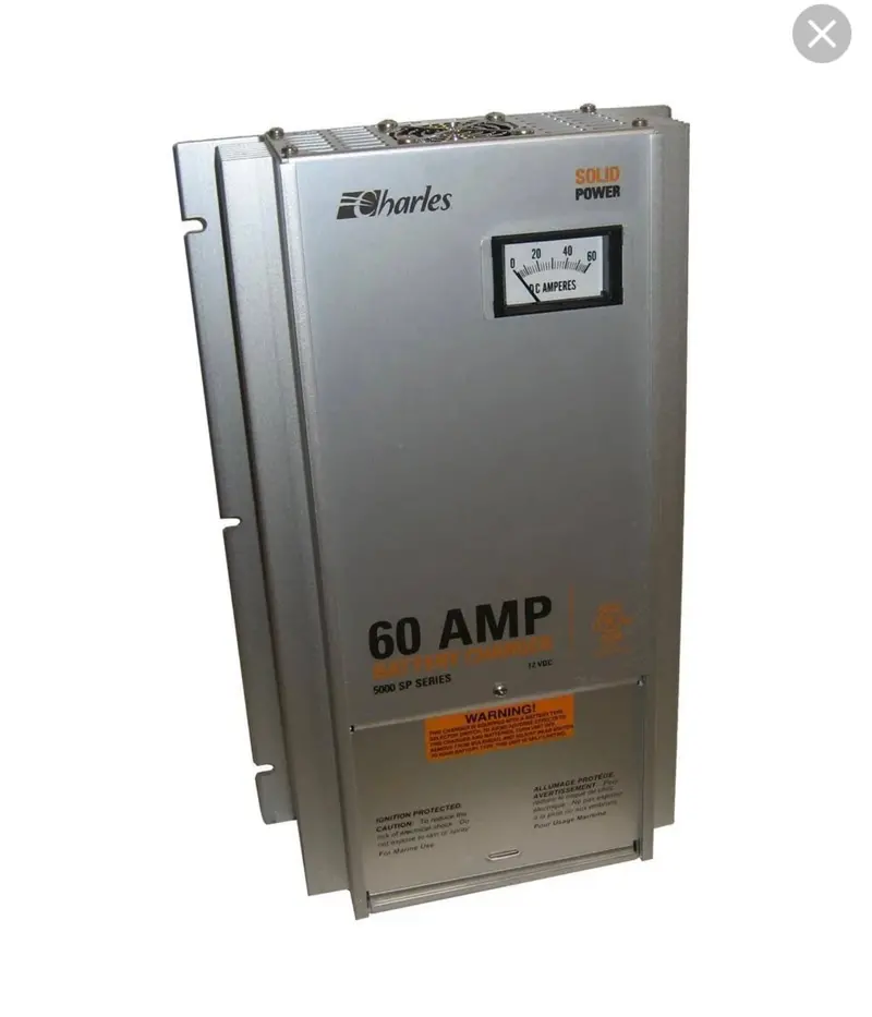 Charles C-Charger 5000 Series 60-Amp 12V 3 Bank Battery Charger 1