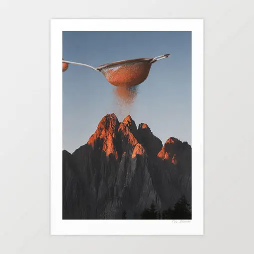 ‘Cocoa Dusk' Art Print By Vertigo Artography 1