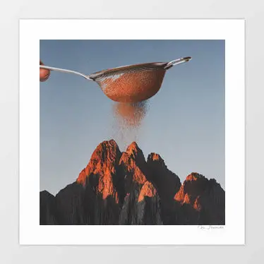 Cocoa Dusk Art Print | Moody Chocolate-Inspired Wall Art by Vertigo Artography