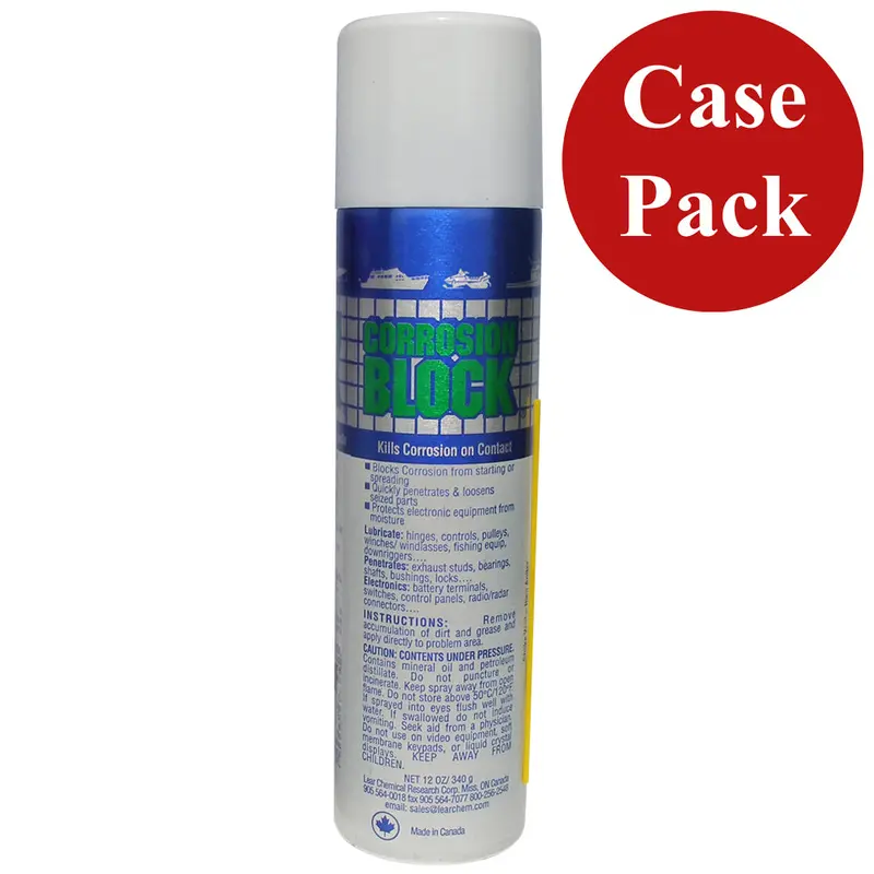 Corrosion Block 12Oz Aerosol Can - Non-Hazmat, Non-Flammable  Non-Toxic *Case Of 12* [20012Case] 1