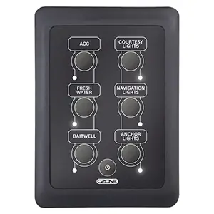 Czone Waterproof Keypad 2X3 Portrait - Black  80-911-0163-00 1