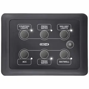 Czone Waterproof Keypad 3X2 Landscape - Black 80-911-0162-00 1