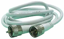 Digital 12Ft Rg8x W/ Mini Uhf Female Connectors & Pl259 Adap 1