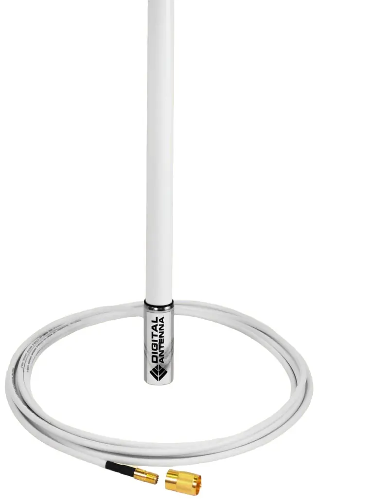 Digital 594-Mw-S 4Ft  White Vhf/ Ais Antenna 4.5Db 1