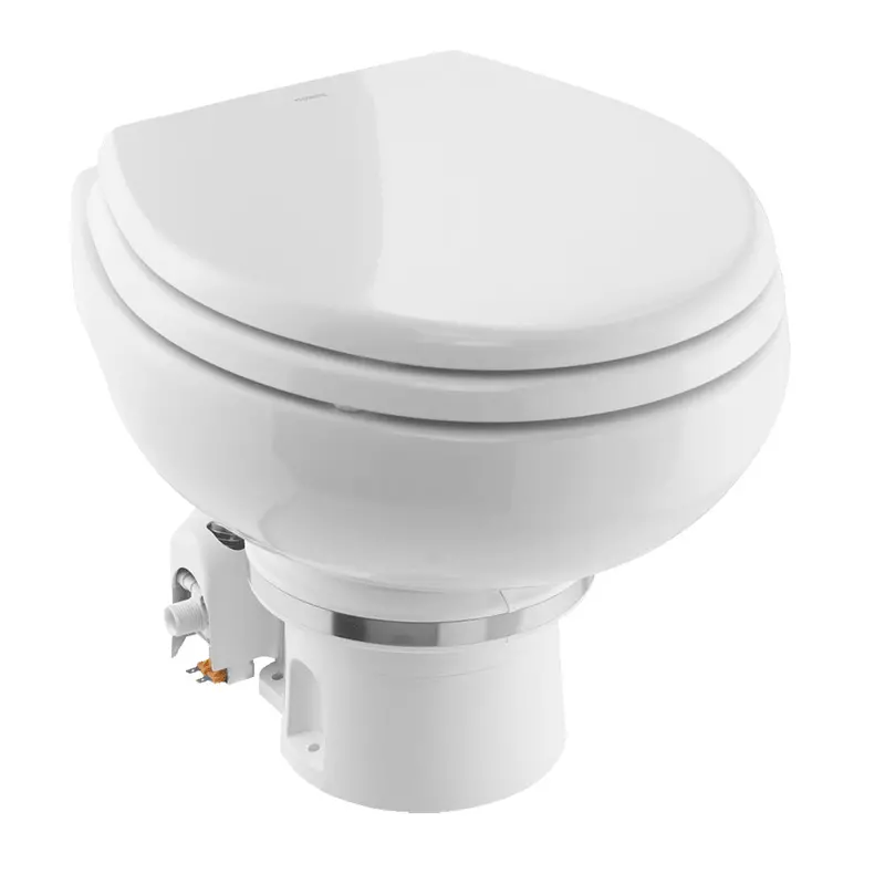 Dometic Masterflush 7120 White Electric Macerating Toilet W/Orbit Base - Freshwater - 24V [9610007271] 1