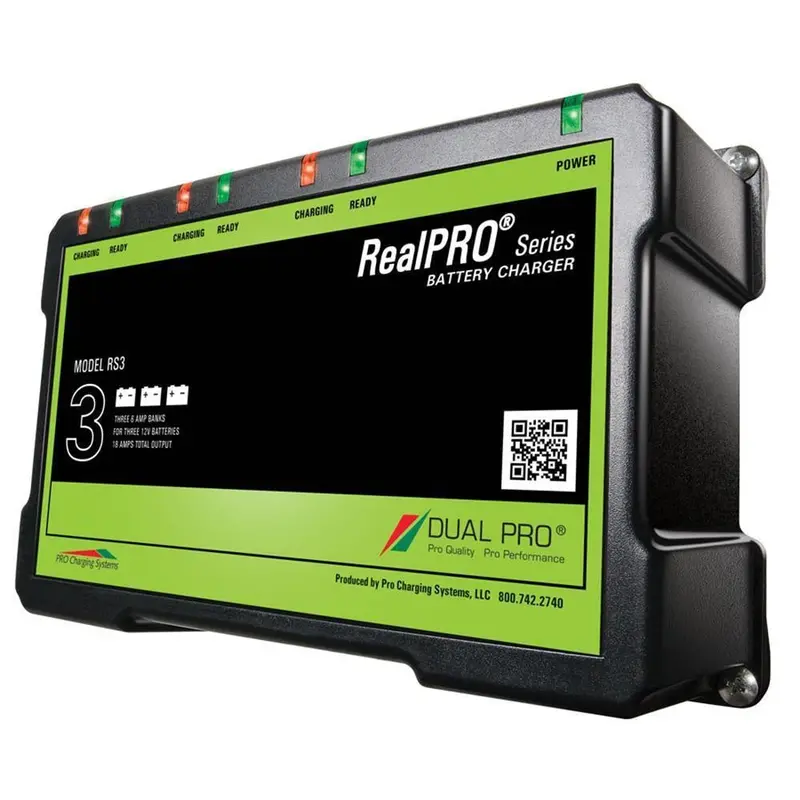 Dual Pro Rs3 Battery Charger 3 Bank 18 Amps 1