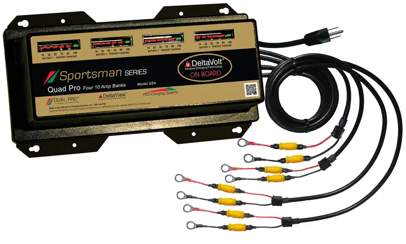 Dual Pro Ss4 Battery Charger 4 Bank 40 Amps 1