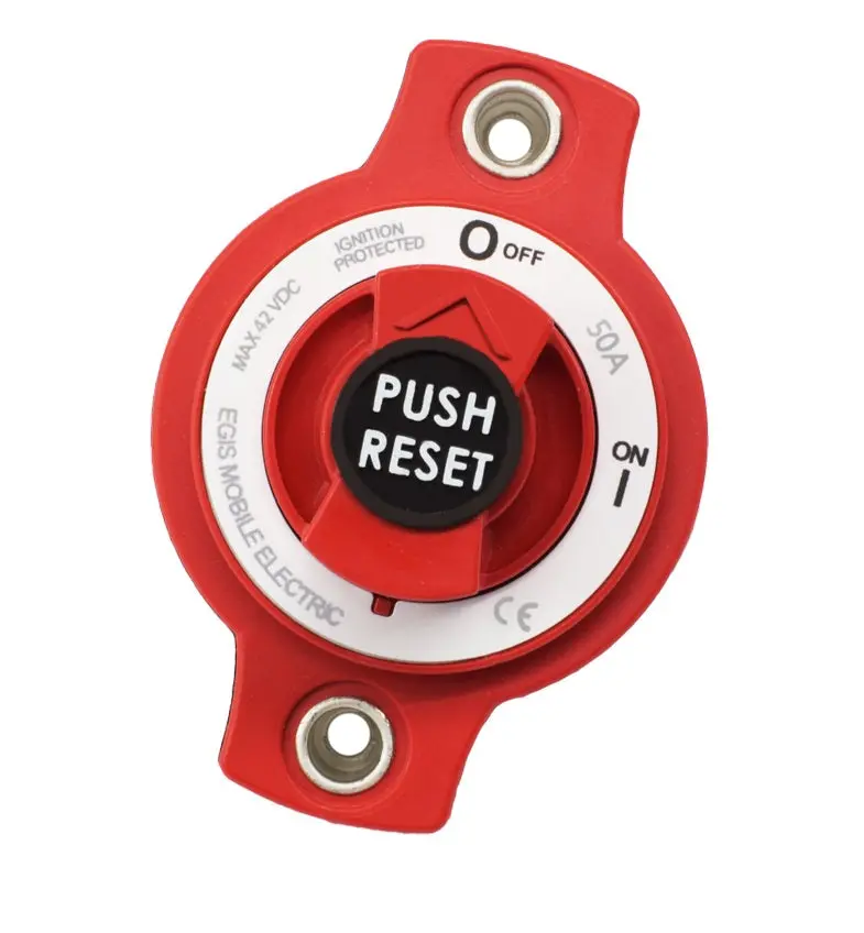 Egis 50A Mini Breaker Disconnect Switch Panel Mount 1