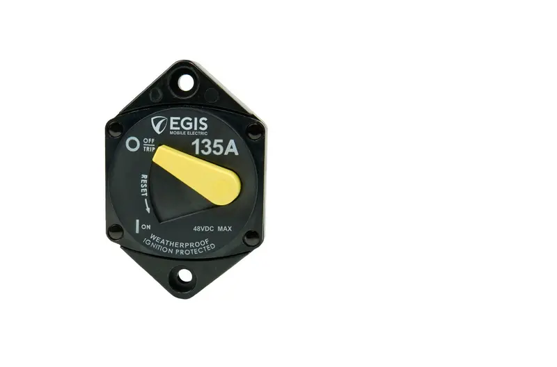 Egis 87-Series 135 Amp Circuit Breaker Panel Mount 1