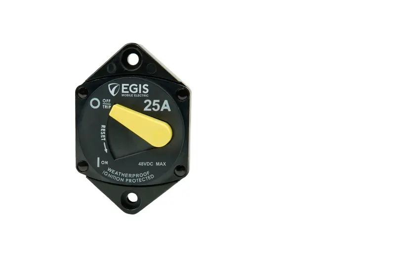 Egis 87-Series 25 Amp Circuit Breaker Panel Mount 1