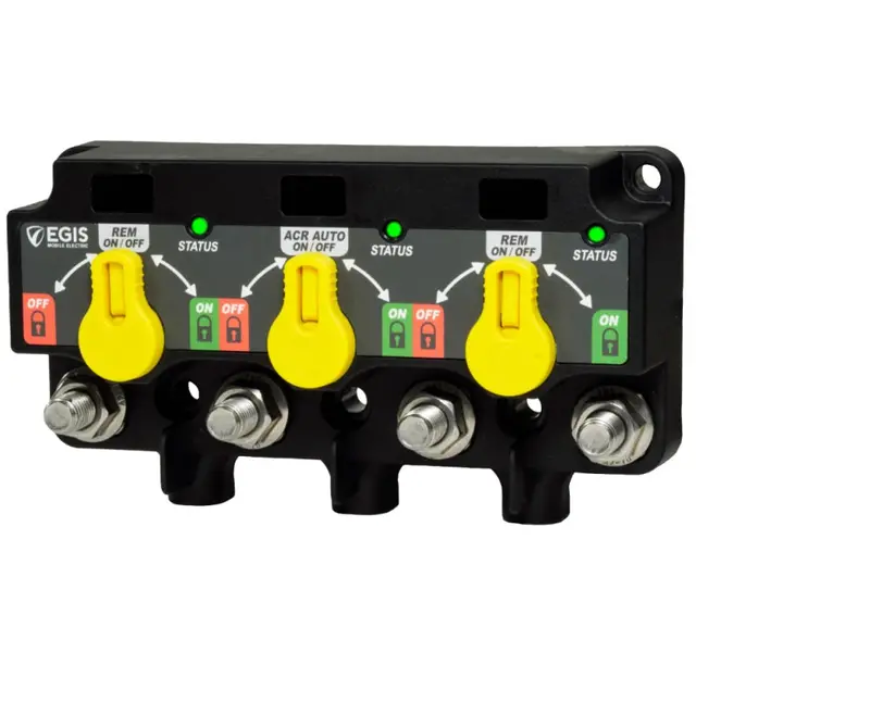 Egis 8730-1535 Xd Triple Flex Automatic Charging Relay With Knobs - Tinned Wire 1