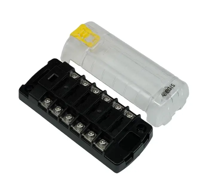 Egis Rt Fuse Block 6 6 Independant Circuits With Cover 1