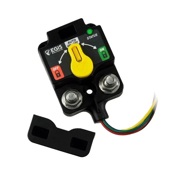 Egis Xd Single Remote Battery Switch With Knob Tinned Wires 1
