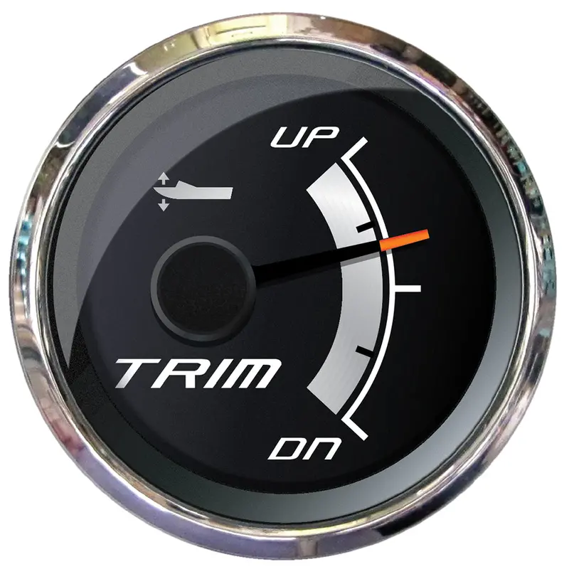 Faria Platinum 2" Trim Gauge F/Mercury, Mariner, Mercruiser, Volvo Dp, Yamaha 2001  Newer [22019] 1