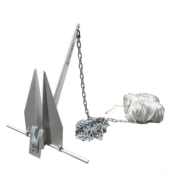 Fortress Fx-7 4Lb Anchor Anchoring System 250Ft 3/8In Line, 15Ft 1/4In G30 1