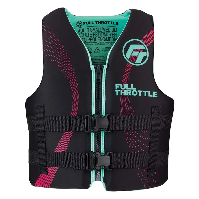 Full Throttle Adult Rapid-Dry Life Jacket - S/M - Aqua/Black [142100-505-030-22] 1
