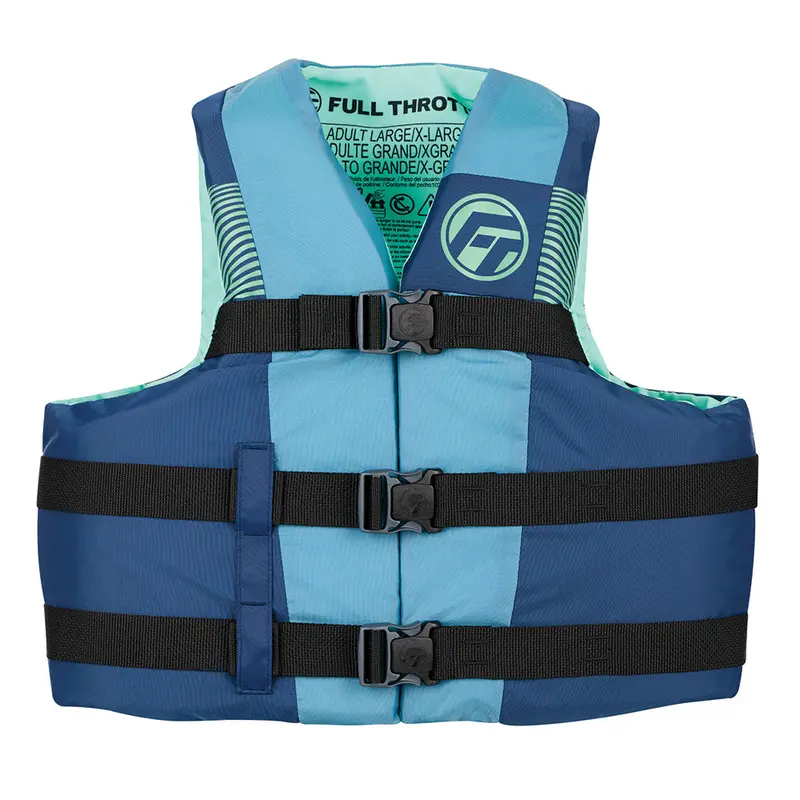 Full Throttle Nylon Life Jacket - Youth - Blue/Black [112200-500-002-26] 1
