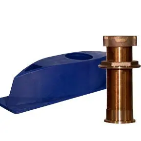 Furuno 235-Mslf Long Stem Bronze Thru-Hull Depth/Temp Nmea2000 Smart Sensor 1