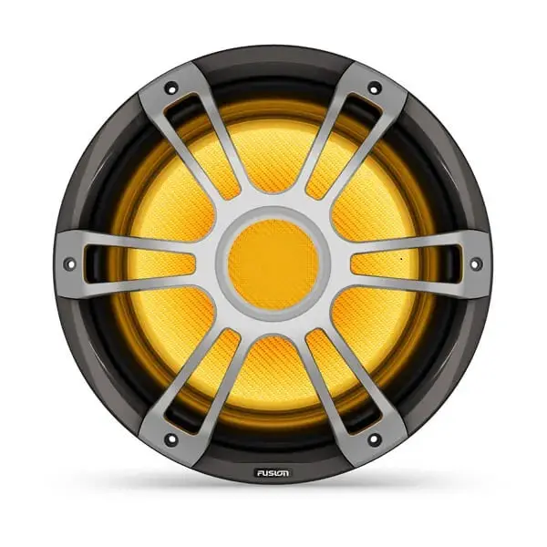 Fusion Sg-Sl123spg 12In 600 Watt Sub-Woofer Sports Grill Gray 1