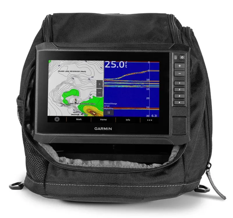 Garmin Echomap Uhd2 73Sv Ice Bundle With Gt10hn-If Gn+ Us Inland 1