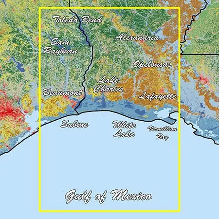 Garmin Louisiana West Standard Mapping Professional 1