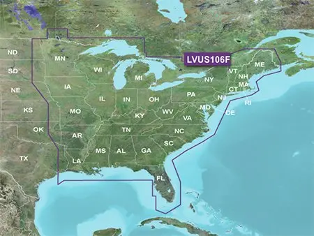 Garmin Lvus106f Lakevu G3 Ultra Us - East 1