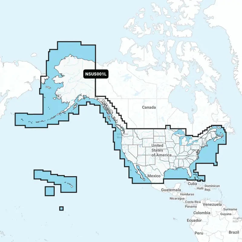 Garmin Navionics+ Nsus001l Us  Coastal Canada [010-C1287-20] 1