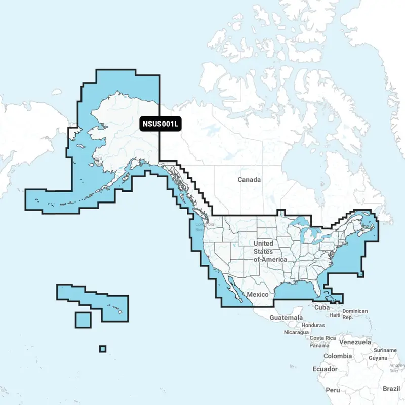 Garmin Nsus001l Navionics+ U.S. & Coastal Canada Microsd 1