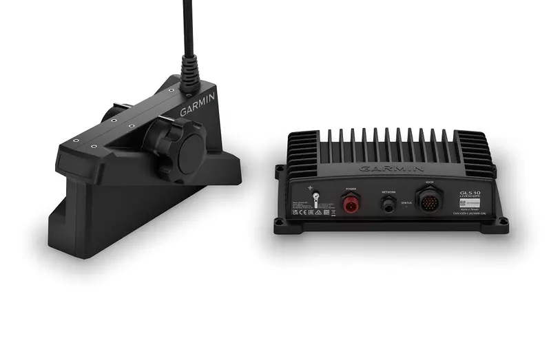 Garmin Panoptix Livescope Xr With Lvs62 Transducer And Gls 10 Sonar Black Box 1