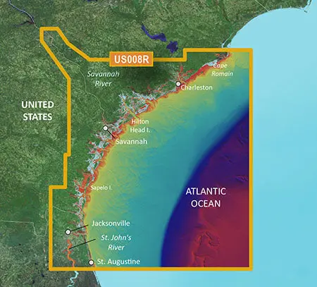 Garmin Vus008r G3 Vision Charleston To Jacksonville 1