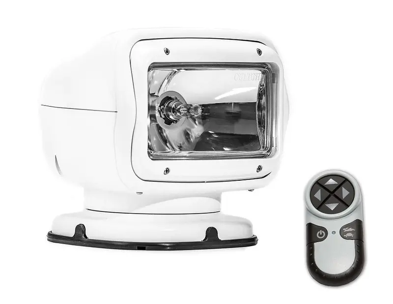 Golight Gt Series Halogen Wireless Handheld Remote White Permanent Mount 12V 1