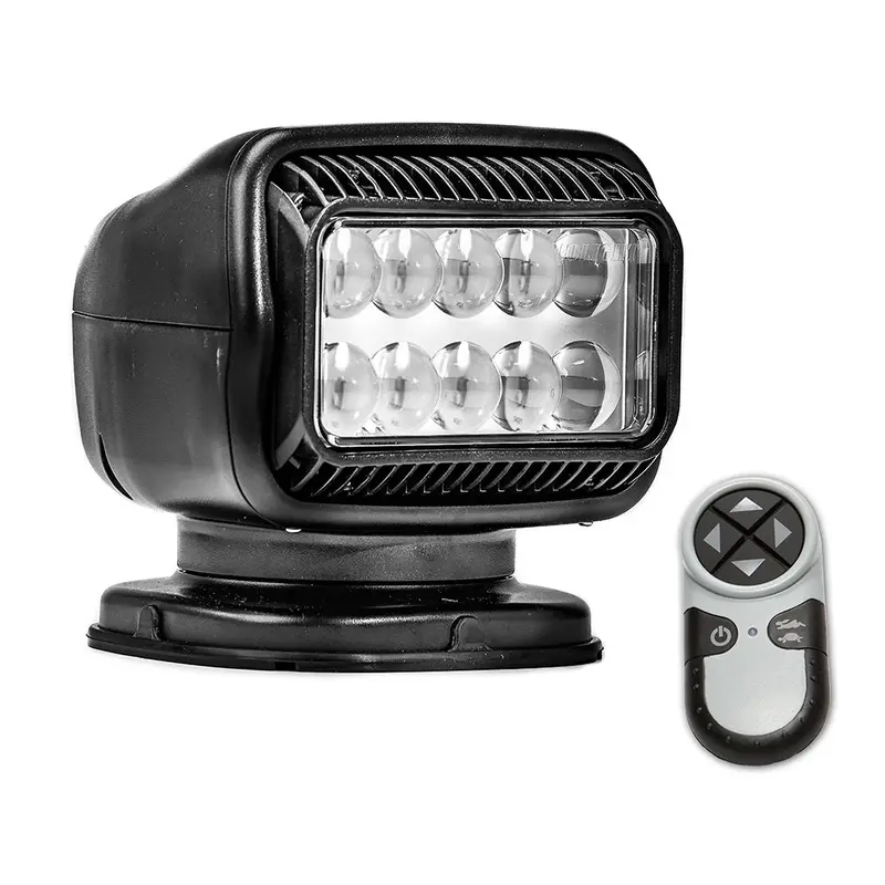 Golight Gt Series Led Black Wireless Handheld Remote Permanent Mount 12V 1