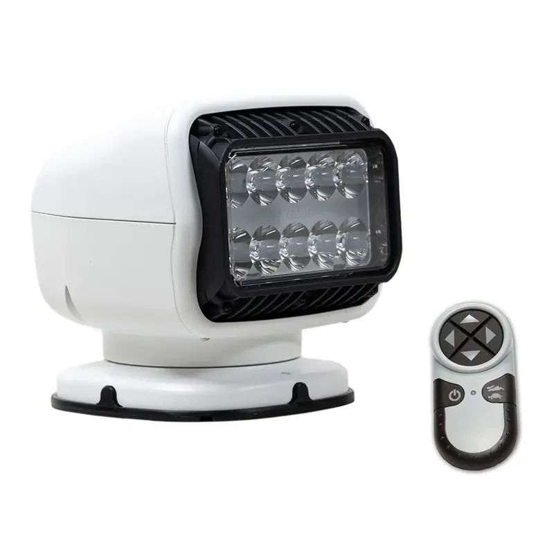 Golight Gt Series Led Hybrid Light Permanent Mount W/Handheld Wireless Remote - 12V - White [20008Gt] 1
