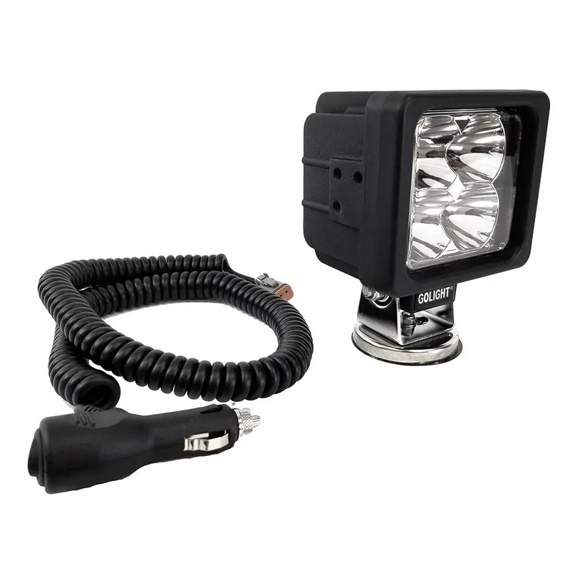 Golight Gxl Led Work Light Series Portable Spot Light Magnetic Mount W/No Remote - 12V - Black [40245] 1
