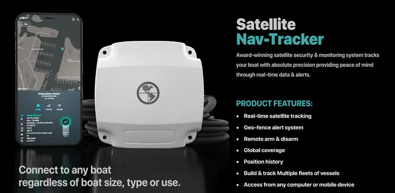 Gost Nav-Tracker 1.0 Idp Sat/Gps Tracking Device With 80Ft Cable 1